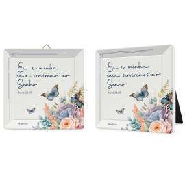 Azulejo Com Frase Inspiradora - Mensagem 