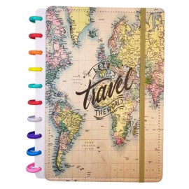 Caderno Inteligente Disco Viagem  Personalize suas Anotaes com Estilo