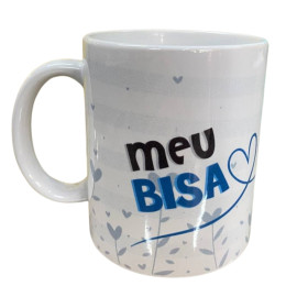 Caneca Porcelana Meu Bisa - Bisav Por Voc Tenho Muito Amor