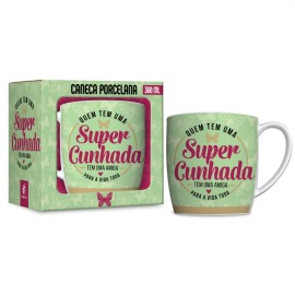 Caneca Porcelana Urban - Super Cunhada