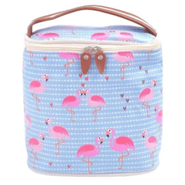 Bolsa Trmica Estampa Flamingo Com Corao