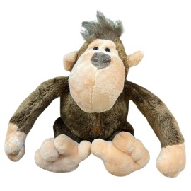 Pelcia Urso Macaco Marrom Fofo e Irresistvel 