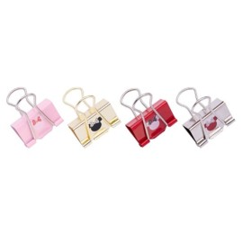 Binder Clip Minnie Metlico C/ 4 UND - Disney