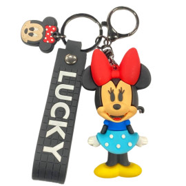 Chaveiro Emborrachado Minnie Lucky - Disney