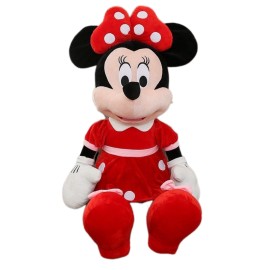 Pelcia Minnie Mouse C/ Vestido Vermelho - Disney