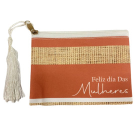 Necessaire Feliz Dia Das Mulheres Com Tassel 