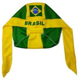 Bandana Brasil Verde e Amarelo Copa 