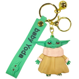 Chaveiro Emborrachado Baby Yoda Star Wars 