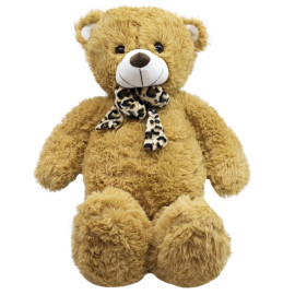 Urso de Pelcia Com Gravata Animal Print