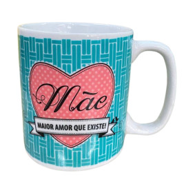 Caneca Porcelana Me Maior Amor Que Existe 