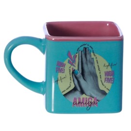 Caneca Cubo Amiga High Five Parceira Divertida