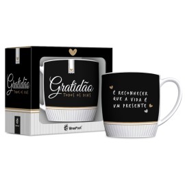 Caneca Porcelana Urban F - Gratido Todos os Dias