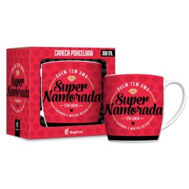 Caneca Porcelana Urban Famlia - Super Namorada