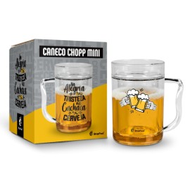 Caneca Gel Cerveja - Na Cachaa e na Cerveja