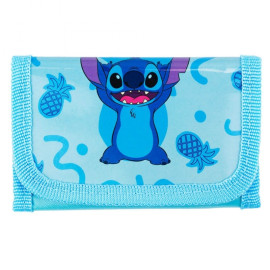 Carteira Infantil Stitch Azul Claro - Disney