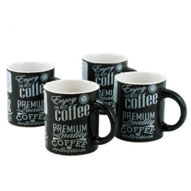 Conjunto de 4 Xcaras Caf Coffee