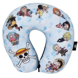 Almofada de Pescoo Microperolas One Piece  Conforto para Fs do Anime