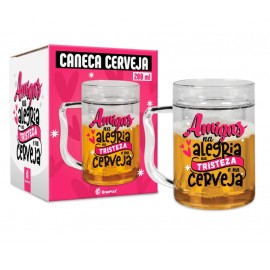 Caneca Gel Cerveja - Na alegria e na Cerveja 