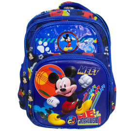 Mochila Mickey Mouse 40cm - Design Exclusivo e Espaosa