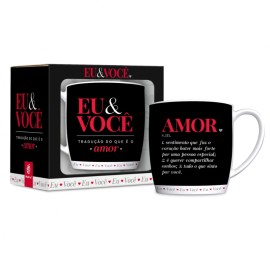 Caneca Porcelana Urban - Eu e Voc Amor