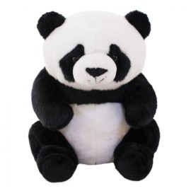 Pelcia Panda Sentado Preto e Branco 20CM