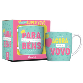 Caneca Porcelana Promovido a Vov - Agora Voc  Vov