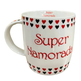 Caneca Porcelana Super Namorada Corao