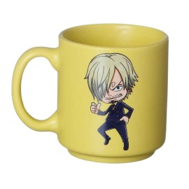 Caneca Mini Tina 100ml Sanji  One Piece  Perfeita para Fs do Anime