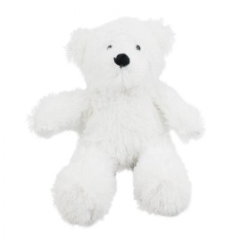 Pelcia Urso Branco/Bege Felpudo 22CM