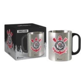 Caneca de Metal Inox Corinthians S.C. Paulista  Ideal para Fs do Timo