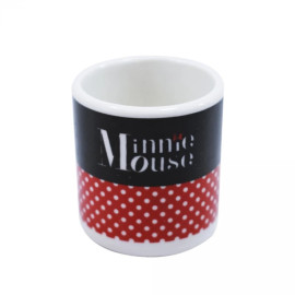 Caneca Porcelana Mini Decorativa Mickey/Minnie Disney