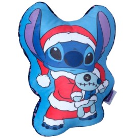 Almofada Formato Stitch Natal  Disney  Encantadora e Festiva