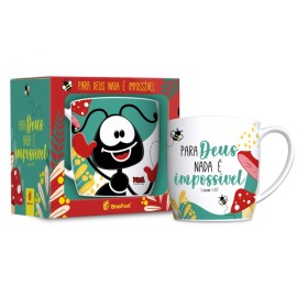 Caneca Porcelana Urban F - Smilinguido Para Deus