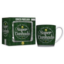 Caneca Porcelana Urban - Super Cunhado