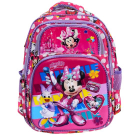 Mochila Minnie Mouse 40cm - Design Exclusivo e Espaosa