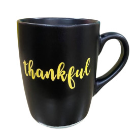 Caneca Cermica Thanful Preta