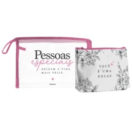 Kit C/ 2 Necessaire - Pessoas Especiais