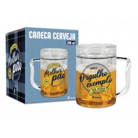 Caneca Gel Cerveja - Melhor Pai do Mudo