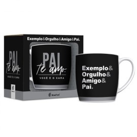 Caneca Porcelana Urban - Pai Amigo Te Amo