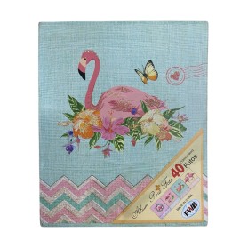 lbum de Foto Flamingo Com Capa Dura Infantil