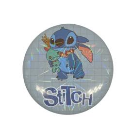 Button Broche Metal Redondo Stitch Disney