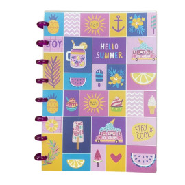 Caderno de Mini Disco Flex Vero A5 - Caderno Inteligente 