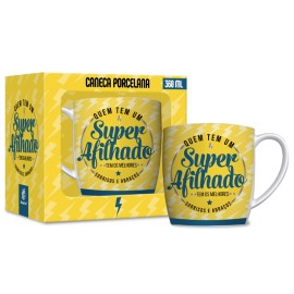 Caneca Porcelana Urban Famlia - Super Afilhado