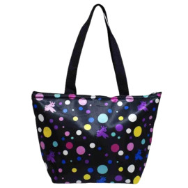 Bolsa Trmica Unicrnio Com Bolinhas Coloridas