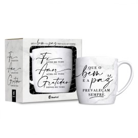 Caneca Porcelana Urban F - F Amor e Gratido