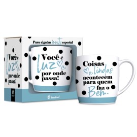 Caneca Porcelana Urban - Voc  Luz Por Onde Passa