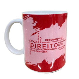  Caneca Cermica Cursos - Direito