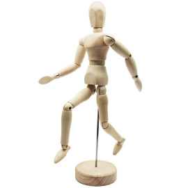 Boneco Articulvel Madeira 