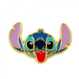 Broche Metal Rosto Stitch Lngua - Disney 