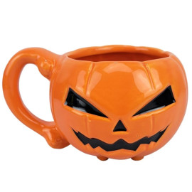 Caneca Formato Hallowen Pumpin 